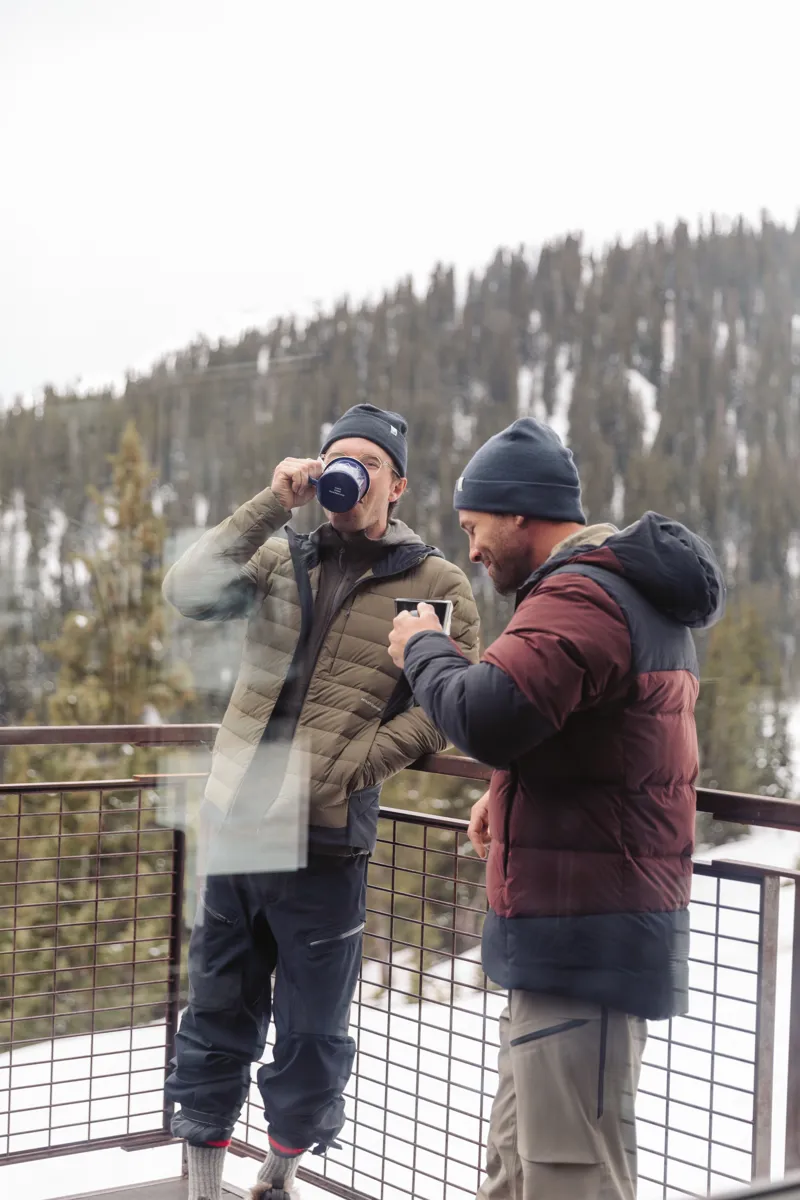 Artilect Mens High AF Down Stretch Parka Amaranth / Black-9